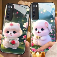 DMY case rabbit huawei i y9 nova8 nova9 nova7 y7a nova11 nova3i e nova10 nova4 nova3 nova2 y7 I nova5i nova7 pro se prime 2019 lite tempered glass case