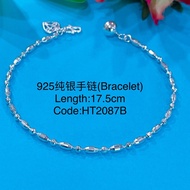 925纯银手链链(925 Silver Bracelet)Gelang tangan perak