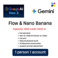 Veo 3 AI Pro 1000 Credit –Automatic Video & Photo Optimization Tool | Super Sharp 4K, Studio Standar