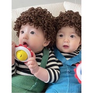 Baby funny Hat Baby funny Hat Baby cute wig Hat Baby Children's Hair Set Boys Girls Curly Hair Hat B