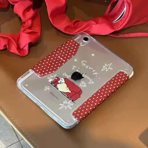 Sorry I Am Busy Cartoon Creative Star Cute Puppy For iPad Case iPad 10 9 8 7 2025 Air 6 5 4 3 2 Pro 