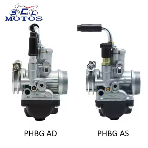 Sclmotos-Motorcycle PHBG Carburetor Carburador Carb For 50cc-80cc Engine 4 Stroke 17.5mm AS 19.5mm A