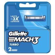 Gillette Mach3 Turbo Razor Cartridges (2s)