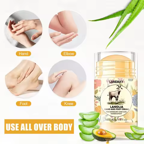 40g Lanolin Moisturizing Lotion Specially Formulated for Dry Chapped Hands and Feet Provides Long-la