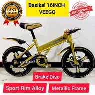 VEEGO Sport 16-inch Racing Bike Rim Suitable for 4-7 Years