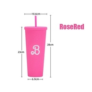 Tumbler kacamata 700ml - Miniso x Barbie Tumbler kacamata Barbie