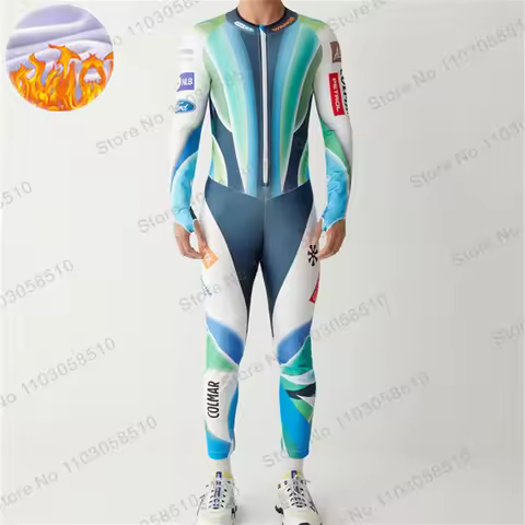 Winter Warm One Piece Ski Suit Wear-resistant flannel Ski Wear Outdoor male Snowboard Snowsuit Jumps
