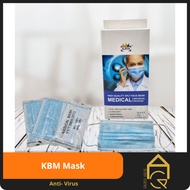 🔥𝗥𝗘𝗔𝗗𝗬 𝗦𝗧𝗢𝗖𝗞🔥 KBM Blue Medical Face Mask [ 20pcs with Individual Packing + CE cert]