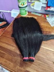 ผมแท้ไซร์ 25"/200ช่อ/3มิล/1940บาท ยาวสายวัด 45เซน