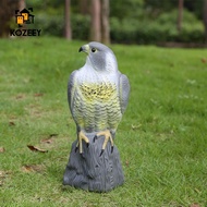 KOZEEY Realistic Falcon Scarecrow Animal Falcon Decoy Weed Pest Control Falcon