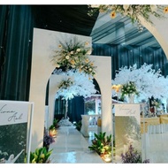 Dijual lorong lengkung welcome gate . Wedding Arch Hexagon Murah