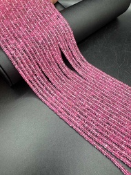 Pink spinel bead 4.5-5.5 MM approx  Rhodell faceted  beads. RARE!!