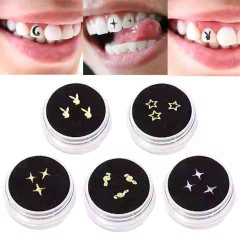 3/5 Boxes Dental Ornaments Jewelry Gem Diamond Crystal Tooth Material Teeth Whitening Beautiful Shin