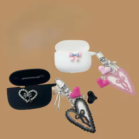 Fashion Cover For JBL WAVE BUDS /buds2/WAVE100 Case with keychian Silicone earphones case for JBL WA