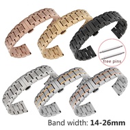 Watch strap 12 14mm 15 16mm 17 mm. 18 mm 19mm 20mm 21mm 22mm 23mm 24mm 26mm Stainless Steel Strap Bu