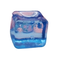 4PC Squishy ICE CUBE ลูกความเครียดลูกความเครียดสําหรับเด็กและผู้ใหญ่ความวิตกกังวลบรรเทา ตลกความเครีย
