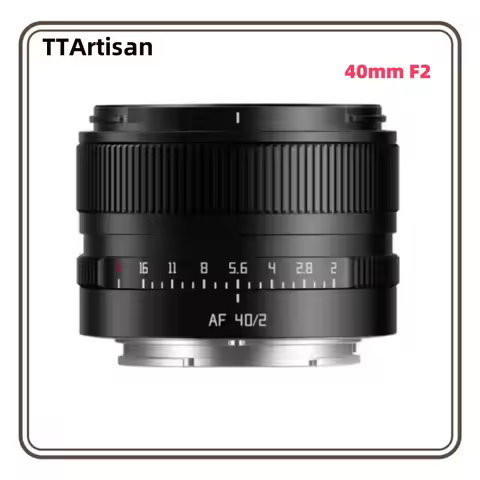 TTARTISAN 40mm F2 Full Frame Auto Focus Lens for Sony E Nikon Z Lumix L Mount Cameras A5000 A5100 A6