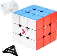 ลูกบาศก์ความเร็วทอร์นาโด V3M แม่เหล็ก QY X-Man รุ่นมาตรฐาน3X3รูบิคมายากลไม่มีสติกเกอร์ของเล่นปริศนาม