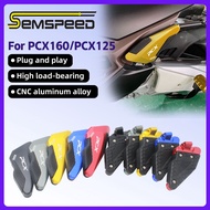 [semspeed] Suitable for Honda PCX125 PCX160 2018-2023 Motorcycle CNC Rear Passenger Footstool Nail Rear Pedal Anti-slip Pedal