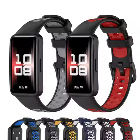 Silicone Strap For Huawei Band 9 8 Strap Accessories SmartWatch Replacement watchband Wristband corr