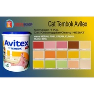 Cat Tembok Merah,Pink,Kuning,Cream,Hijau Plafon Gypsum Avitex Interior