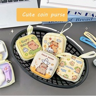 Cute COIN POUCH EARPHONE CASE KUROMI SANRIO Creative Round Rectangle Mini Portable Earphone Bag