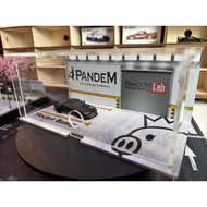 1/64 Acrylic Diorama Car Garage Model