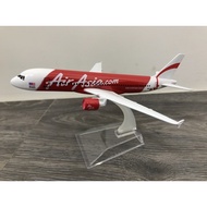 [Press Box Baby Toys] 16cm Alloy Airplane Model Asian Airlines A320, A340 Gift Packaging