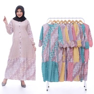 [BISA COD] SUKAINI BATIK print soft kancing seribu gamis busui gamis batik gamis arab gamis termurah