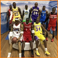 HK2 NBA Star Kobe James Jordan Wall Westbrook Iverson Curry Wade Durant Harden Action Figure Dolls T