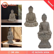 [Mibum] Buddha Statue, Buddha Sculpture, Decorative Vintage Resin Sculpture Buddha Ornament for Desk