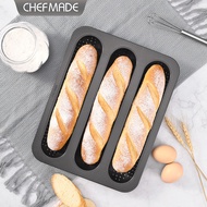 [CHEFMADE] Non-stick Baguette Mold Carbon Steel Material Baguette Tray Bread Baking Tray For Baguett