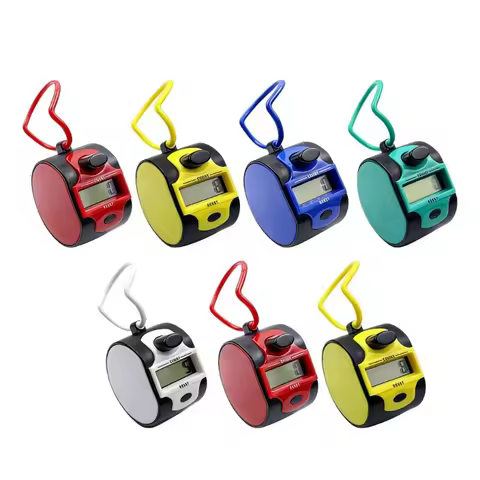 F26C Finger Counter 4 Digits Digital Tally Counter Clickers for Knitting Coaching Counters Counting 