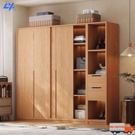 ZG Wardrobe Sliding Door Drawers Sliding Wardrobe Walnut Cabinet Wardrobe Closet 3 Door Wardrobe wit