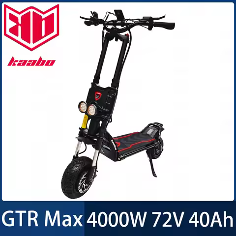 KAABO Wolf King GTR Max Electric Scooter 2000W*2 Motor 72V 40Ah Battery 2in1 FOC Controller TFT Disp