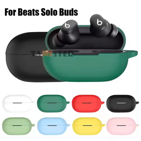 Silicone Case For Beats Solo Buds Bluetooth Wireless Earphones Protective Sleeve Cover For Beats Sol