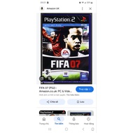 P s 2 fifa 07 game disc