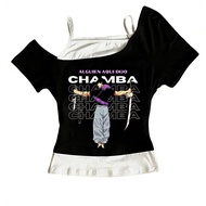 Toji Fushiguro Crop Top - Grunge Shoujo Gothic Style