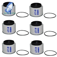 6 Pcs R12T / Water Separator Filter elements for Racor 140R 120AT S3240 NPT ZG1/4-19 Automotive Part