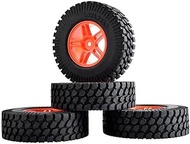 ZUQABI 4p ABS Wheel 1.9inch Rubber 98mm Tires, for HSP, 1:10 Climbing Car RC 905-T133 rc car wheels(