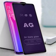 OPPO A1K A3S REALME C1 C2 3PRO C3 5 5S 5i 6i 6PRO AG MATTE+ANTI BLUERAY FULL COVERED TEMPERED GLASS