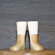 用於製作紅寶石紅色時尚朋友鞋的娃娃鞋模, 木製鞋楦