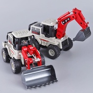 Recommended by the Seller#In Stock Inertia Alloy Excavator Model Children's Simulation Loader Forkli