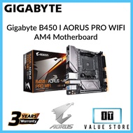 Gigabyte B450 I AORUS PRO WIFI AM4 Mini-ITX Motherboard (GA-B450 I AORUS PRO WIFI)