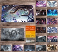YuGiOh Dragons TCG CCG Trading Card Anime OCG Board Game Playmat &amp; Free Bag Desk Mat Pad Mousepad 60x35cm