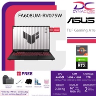 ASUS TUF Gaming A16 FA608UM-RV075W Laptop (Ryzen 7 260/32G/1T/5060-8/16" FHD 165z W11H) 2 Years warr