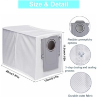 10 Pack 2.7L Large Vacuum Dust Bags for roborock Q Revo Robot Vacuum Cleaner Self-Emptying Dock,Repl