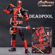 Deadpool MV24202 Bộ mô hình tỷ lệ 1:12 - Được cấp phép chính thức của Mắt có thể hoán đổi (A/B/C), K