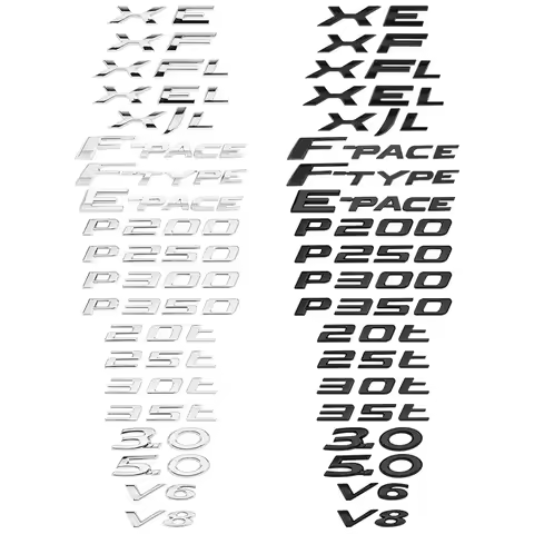 XE XF XFL XJL XEL F-PACE F-TYPE E-PACE P200 P250 P300 P350 20T 25T 35T 3.0 5.0 V6 V8 Car Rear Trunk 