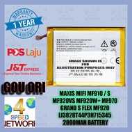 Li3828T44P3h715345 ZTE MAXIS MF910 S MF920VS MF920us R226z MF920W+ MF970 Grand MF920 MF910V Battery 